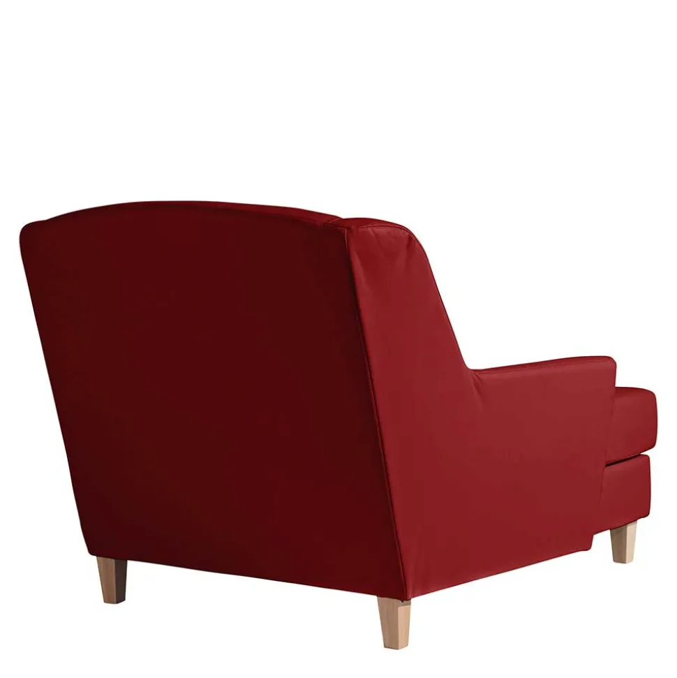 Kunstleder Megasessel in Rot - Pulnion