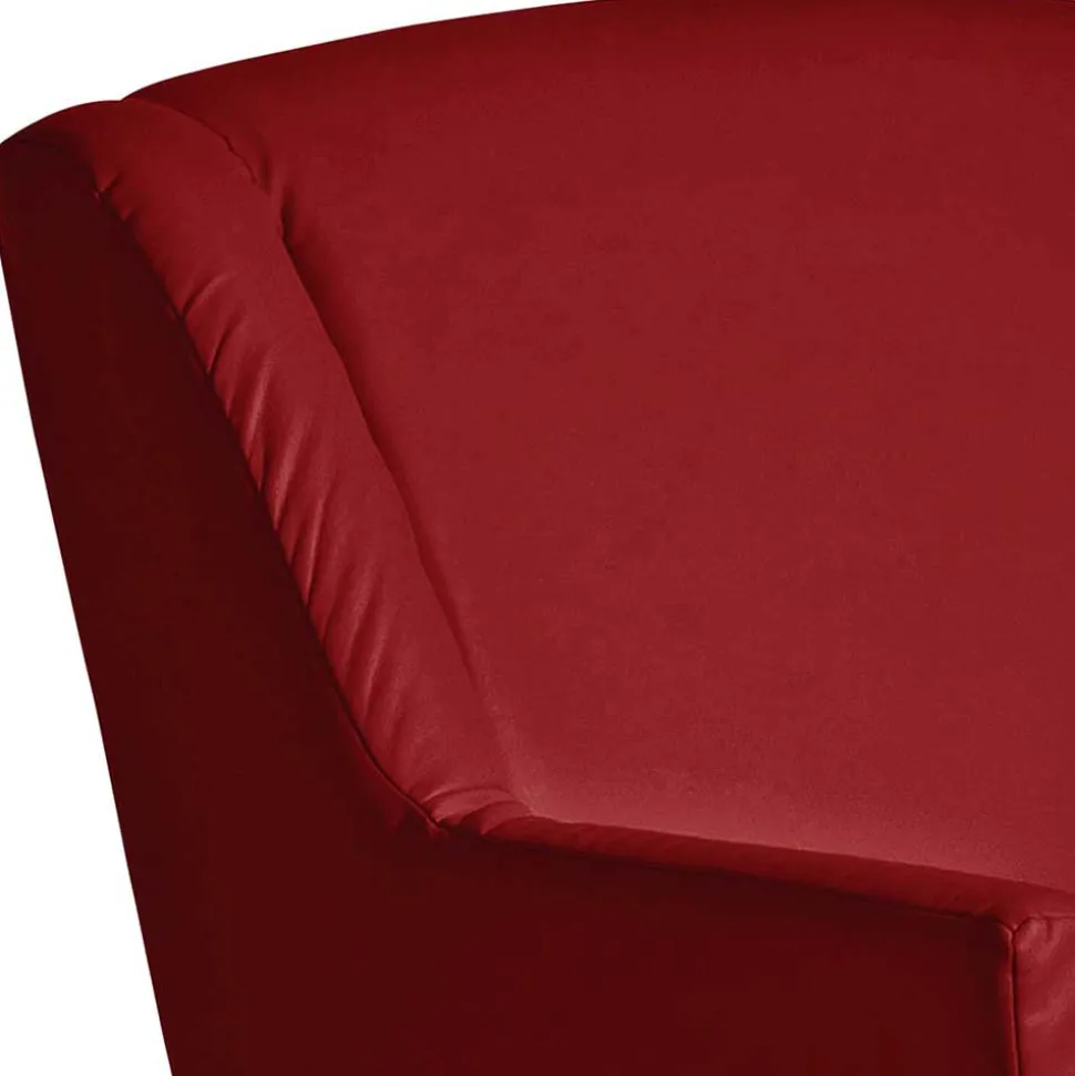 Kunstleder Megasessel in Rot - Pulnion