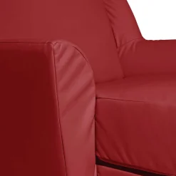 Kunstleder Megasessel in Rot - Pulnion