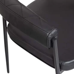 Kunstlederstühle in Schwarz - Austral (2er Set)