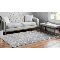 Kurzflor Teppich mit geometrischem Muster - Wevera