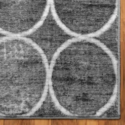 Kurzflor Teppich mit geometrischem Muster - Wevera