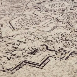 Kurzflor Vintage Look Teppich mit Orient Muster - Orbits