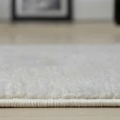 Kurzfloriger Teppich in Beige & Creme - Helsico