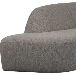 L Sofa im Skandi Design in Grau Chenille - Grandessa