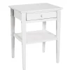 Landhaus Beistelltisch mit Schublade & Ablage - Spiritov