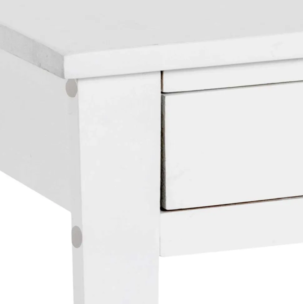 Landhaus Beistelltisch mit Schublade & Ablage - Spiritov