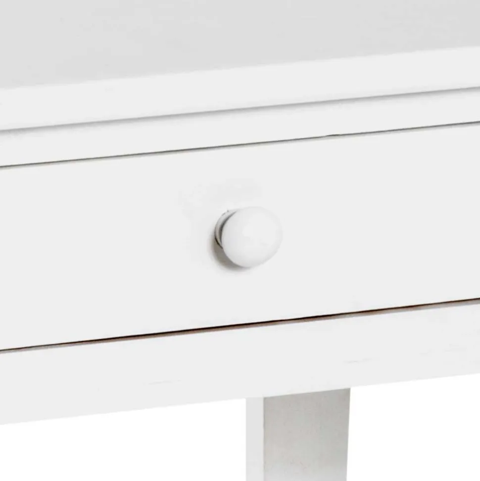 Landhaus Beistelltisch mit Schublade & Ablage - Spiritov