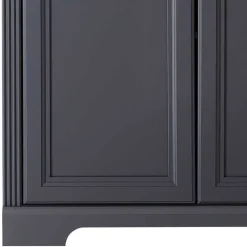 Landhaus Büro Aktenschrank in Grau & Eiche NB - Joe