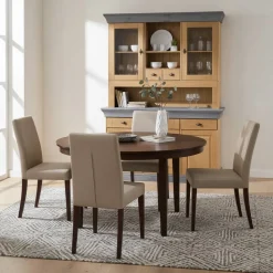 Landhaus Buffetschrank aus Massivholz zweifarbig - Eshelas