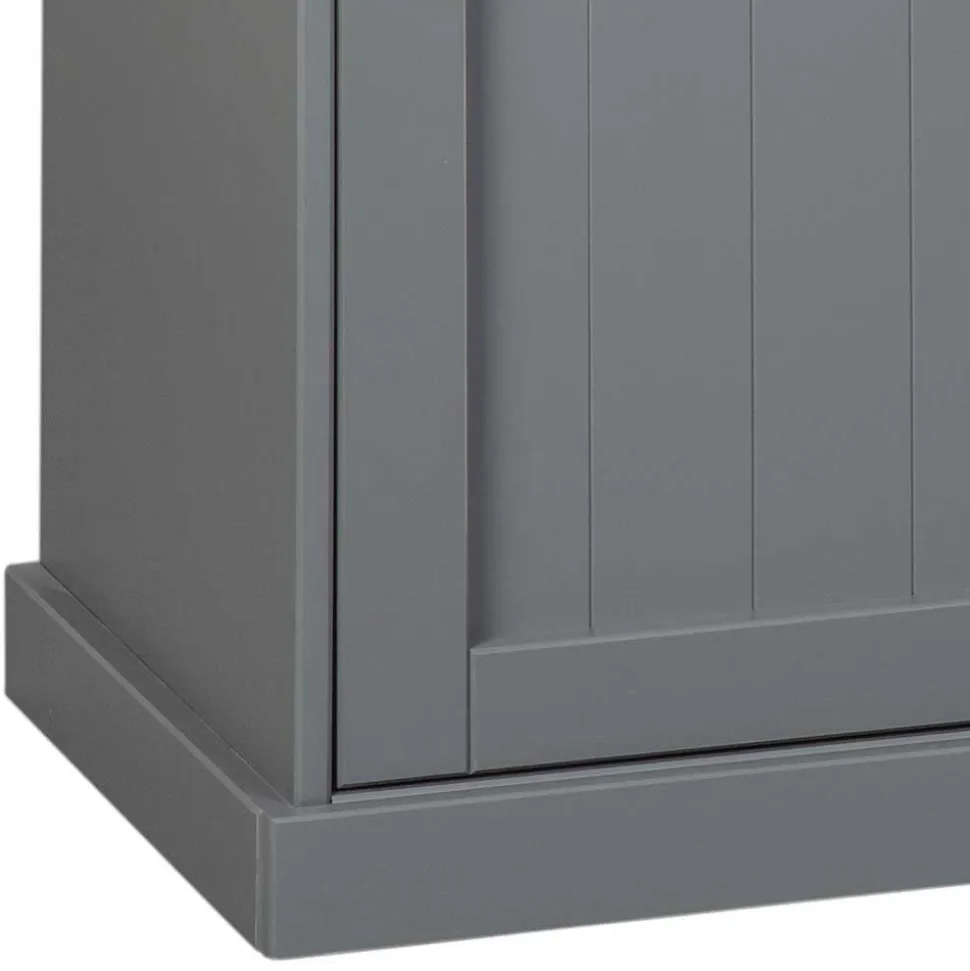 Landhaus Buffetschrank in Grau & Braun - Nepplan