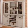 Landhaus Buffetschrank in Weiß Kiefer gewachst - Curcay