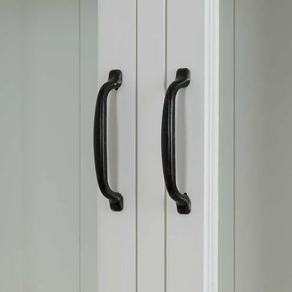 Landhaus Buffetschrank in Weiß & Graubraun - Bleaks