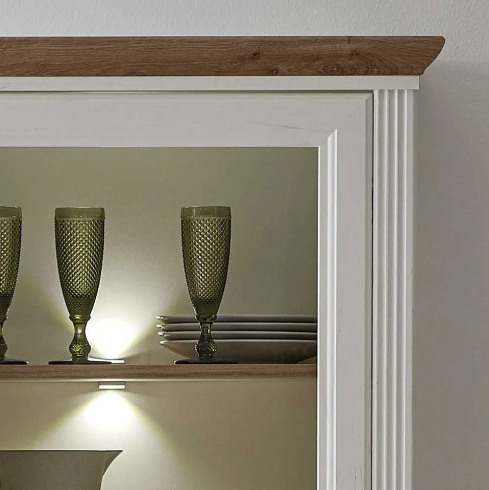 Landhaus Buffetschrank mit Beleuchtung - Sinolita