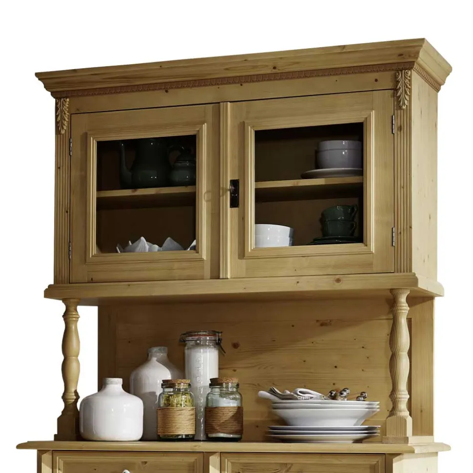 Landhaus Buffetschrank Zalau aus Fichte Massivholz