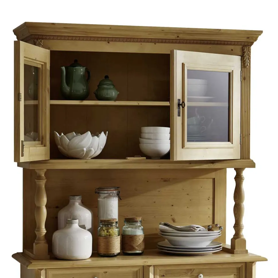 Landhaus Buffetschrank Zalau aus Fichte Massivholz