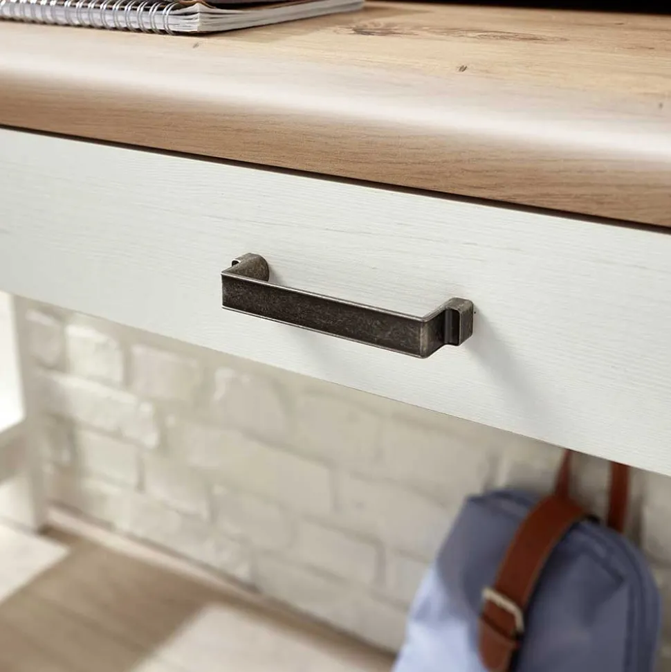 Landhaus Computertisch in Weiß & Eiche - Mehady