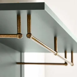 Landhaus Dielenmöbel in Dunkelgrün - Niestov (fünfteilig)