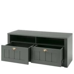 Landhaus Dielenmöbel in Dunkelgrün - Niestov (fünfteilig)