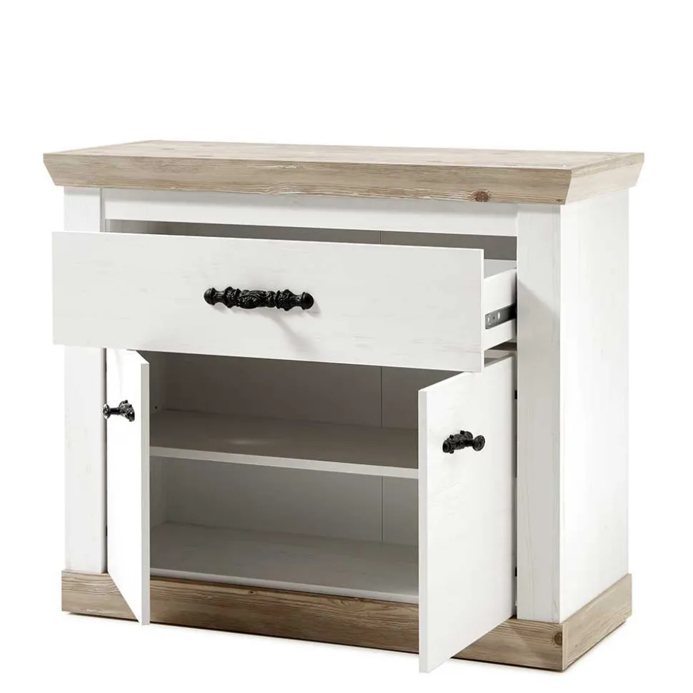 Landhaus Dielenmöbel Kombination - Nedita I (fünfteilig)