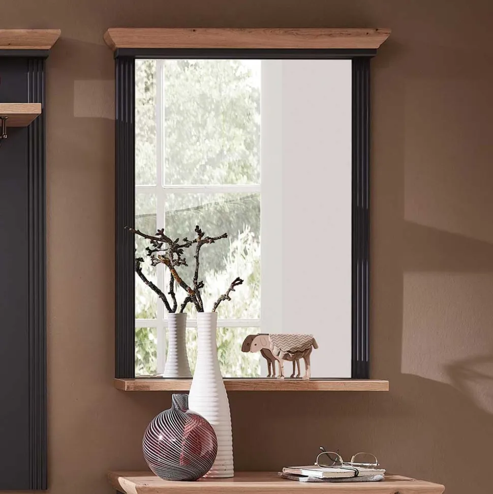 Landhaus Flurspiegel in Dunkelgrau - Thumbs