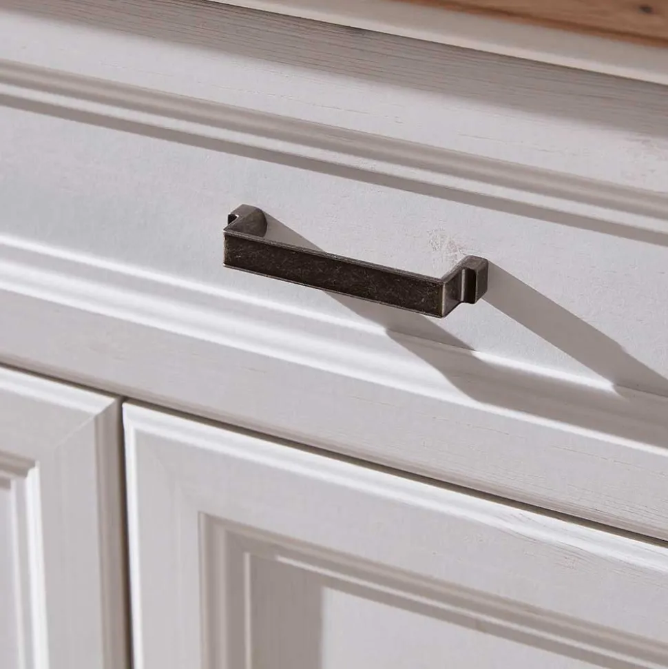 Landhaus Garderoben Set in Weiß - Nurelcas (fünfteilig)