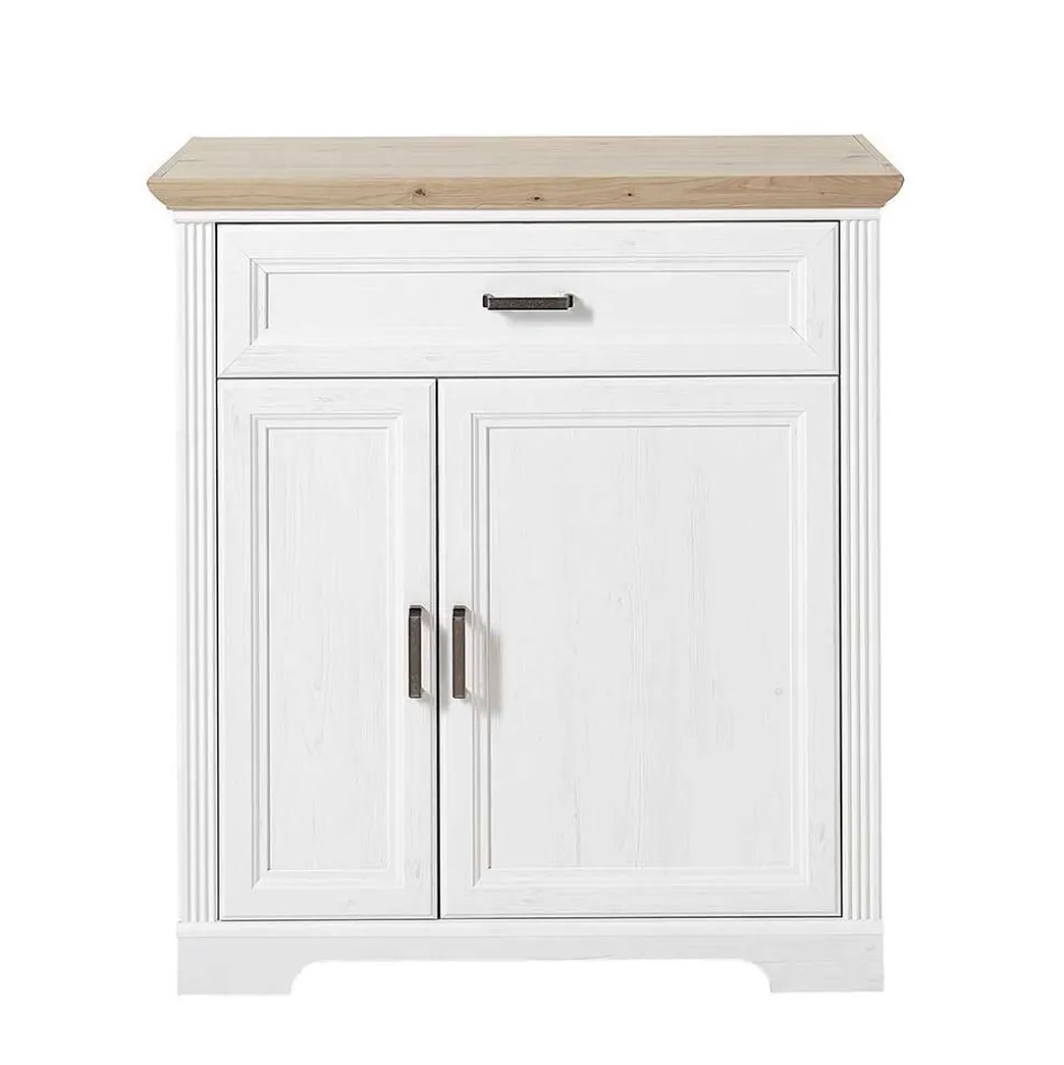 Landhaus Garderoben Set mit 2 Paneelen - Nurelcas I (vierteilig)