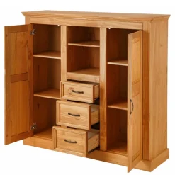 Landhaus Highboard aus Kiefer Massivholz - Major