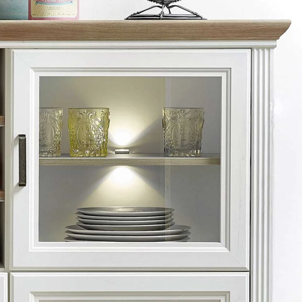 Landhaus Highboard beleuchtet - Sinolita