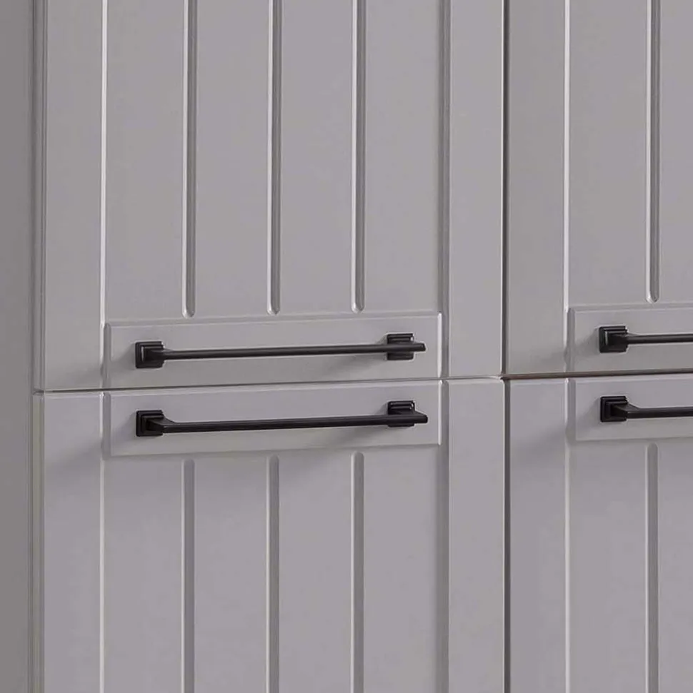 Landhaus Highboard fürs Bad 4-türig - Benja