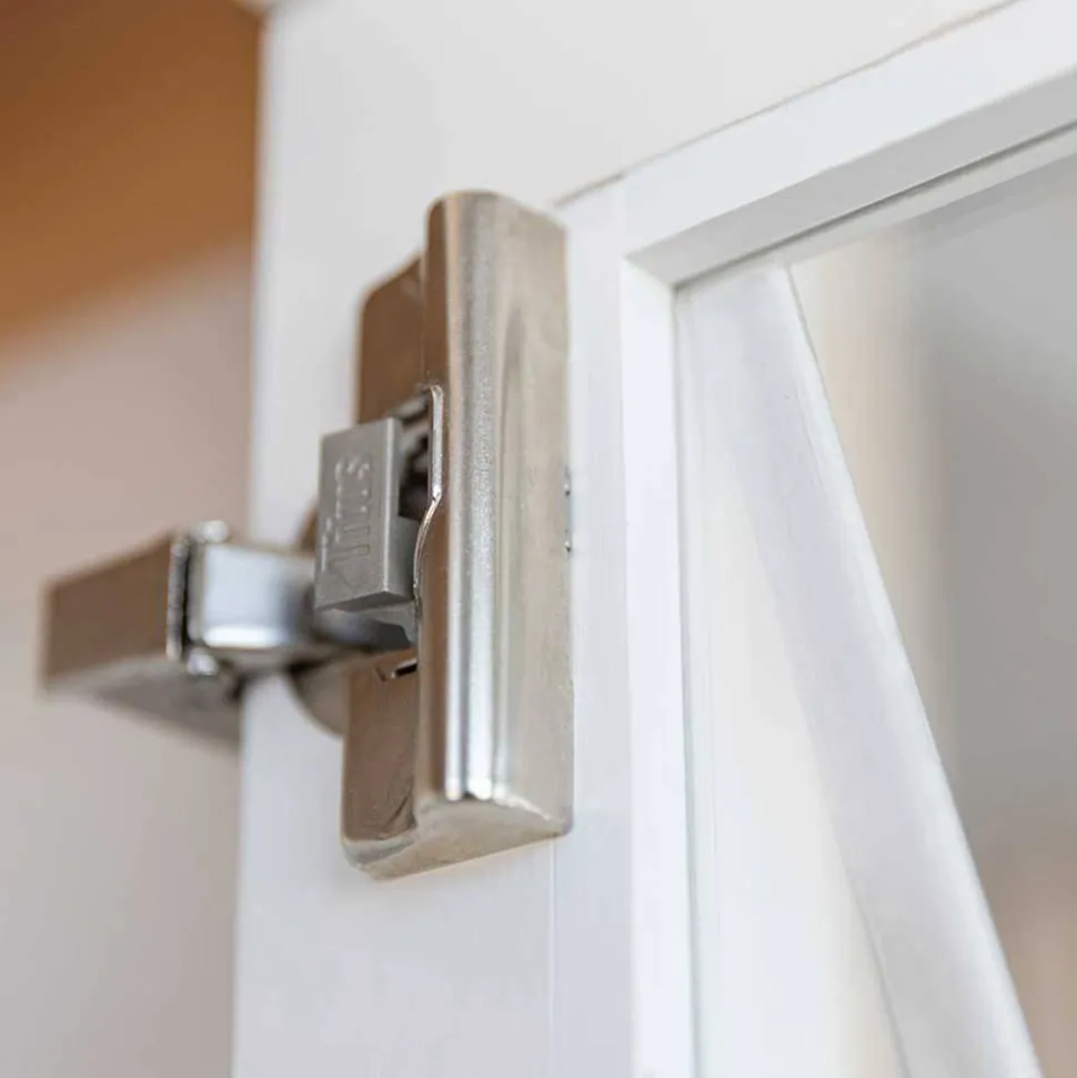 Landhaus Highboard in Weiß & Kiefer Natur - Saluts