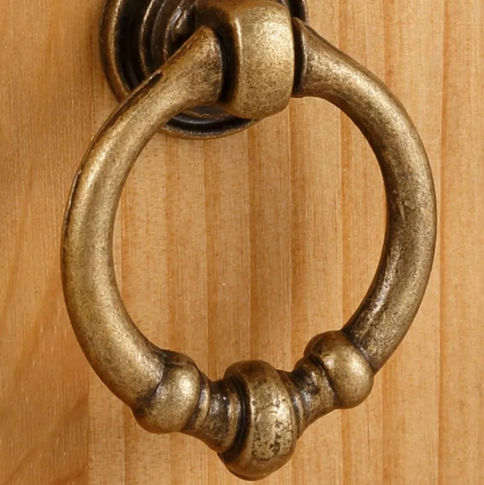 Landhaus Highboard Vitrine aus Kiefer - Goro