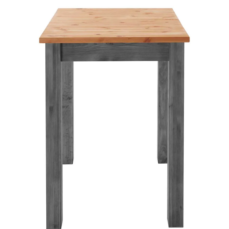 Landhaus Hochtisch und Barhocker Set - Ziamora (dreiteilig)