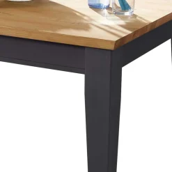 Landhaus Holz Essgruppe in Grau - Ustricia (siebenteilig)