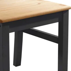 Landhaus Holz Essgruppe in Grau - Ustricia (siebenteilig)