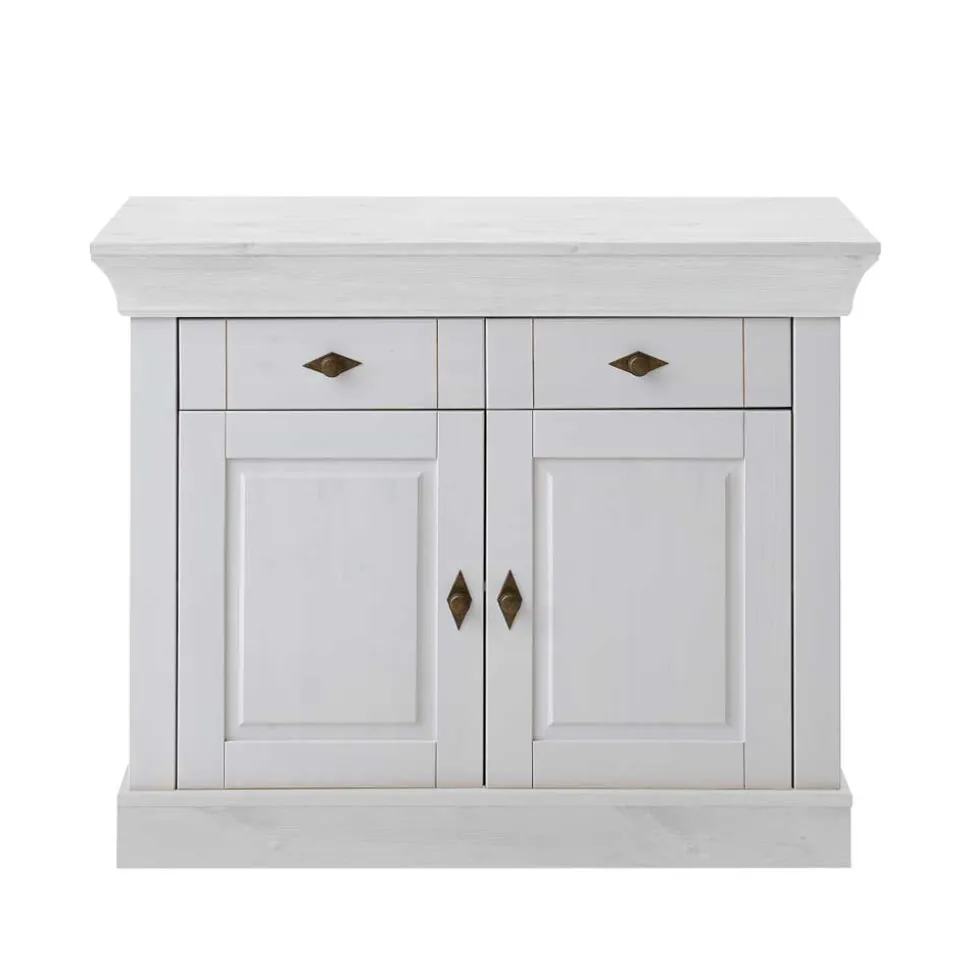 Landhaus Holzkommode Satumare aus Kiefer teilmassiv