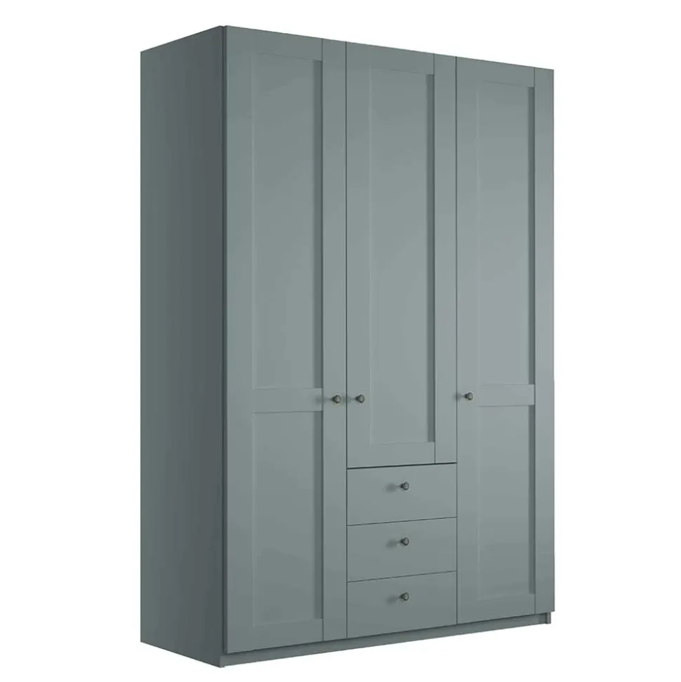 Landhaus Kleiderschrank in Graugrün - Rajavo