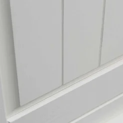 Landhaus Kleiderschrank in Weiß lackiert - Indico