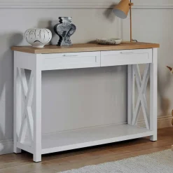 Landhaus Konsolentisch zweifarbig - Ristina