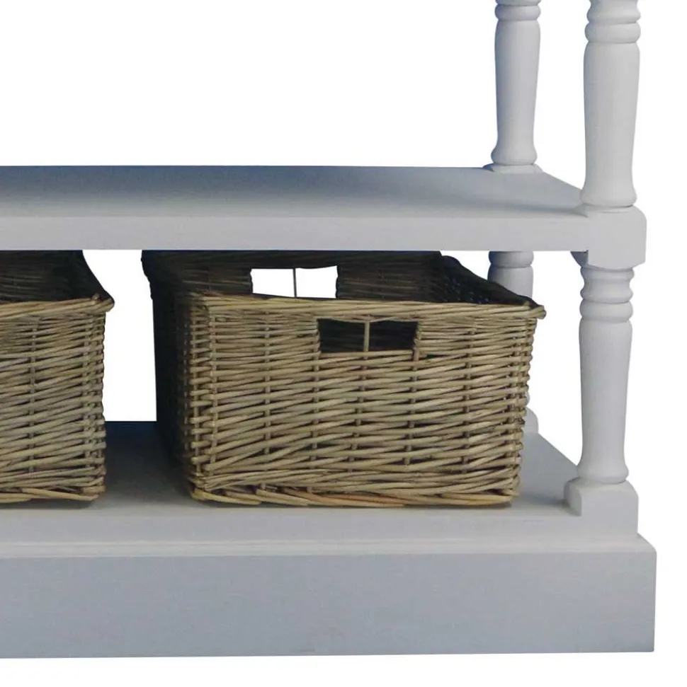 Landhaus Konsolentischchen Cultures in Weiß