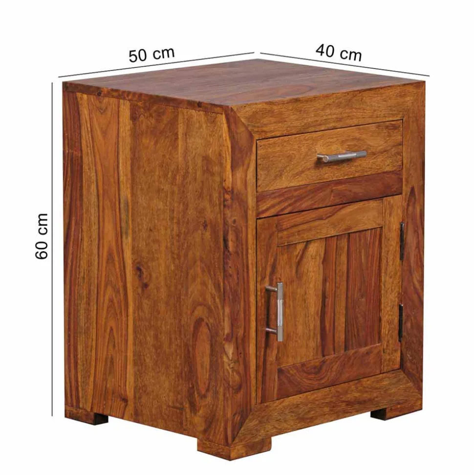 Landhaus Nachtkommode Hoslo mit Schublade