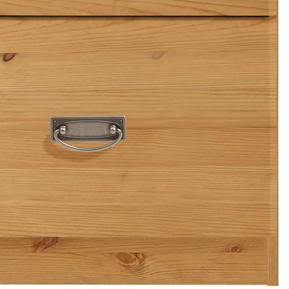 Landhaus Nachtkommode in Kiefer Lauge - Piatra