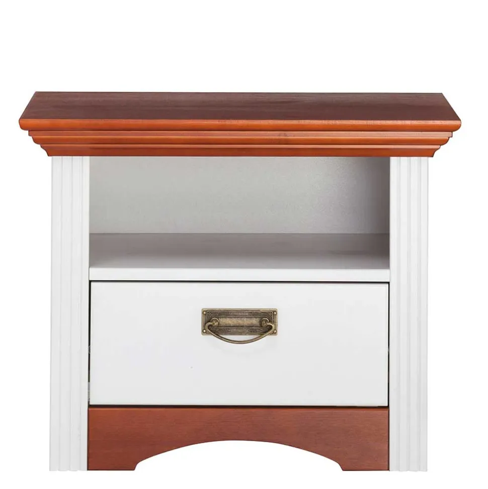 Landhaus Nachttisch zweifarbig - Beapta