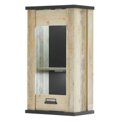 Landhaus Oberschrank mit Glas Einsatz - Garisa