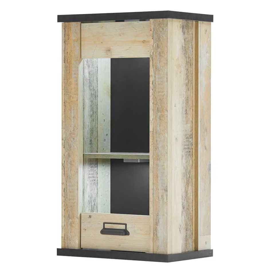 Landhaus Oberschrank mit Glas Einsatz - Garisa