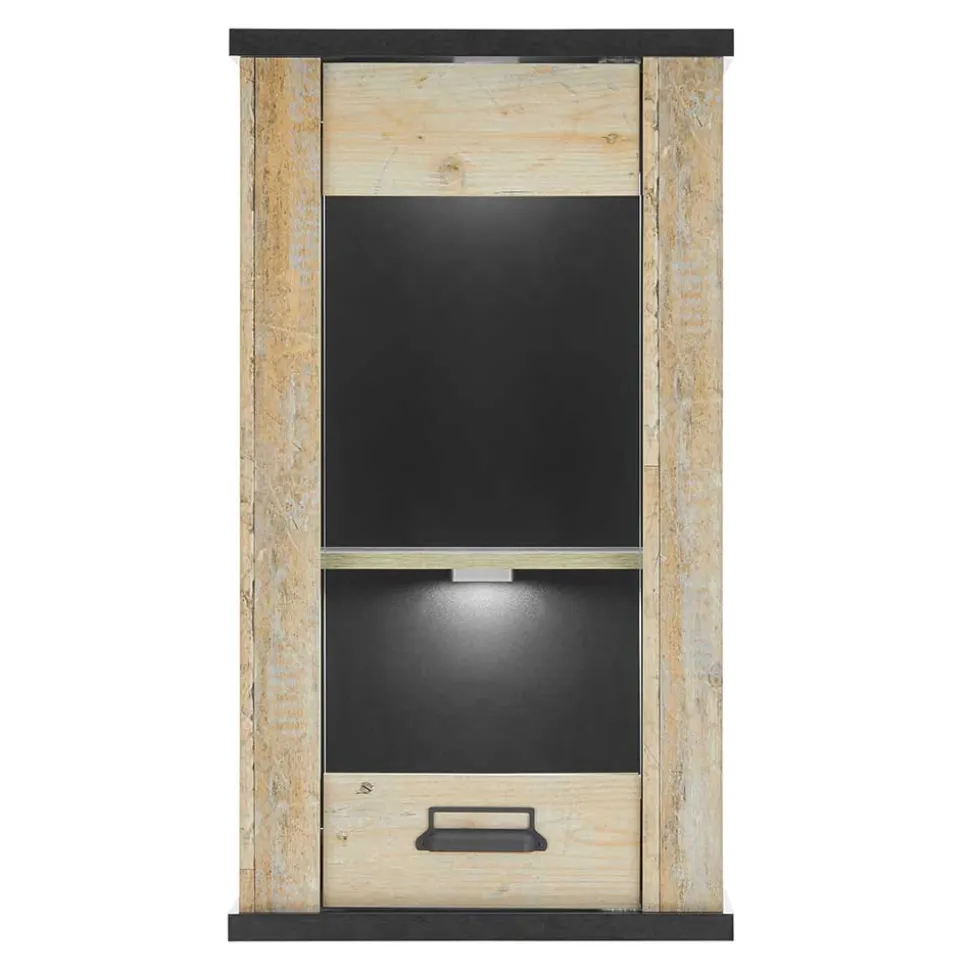 Landhaus Oberschrank mit Glas Einsatz - Garisa