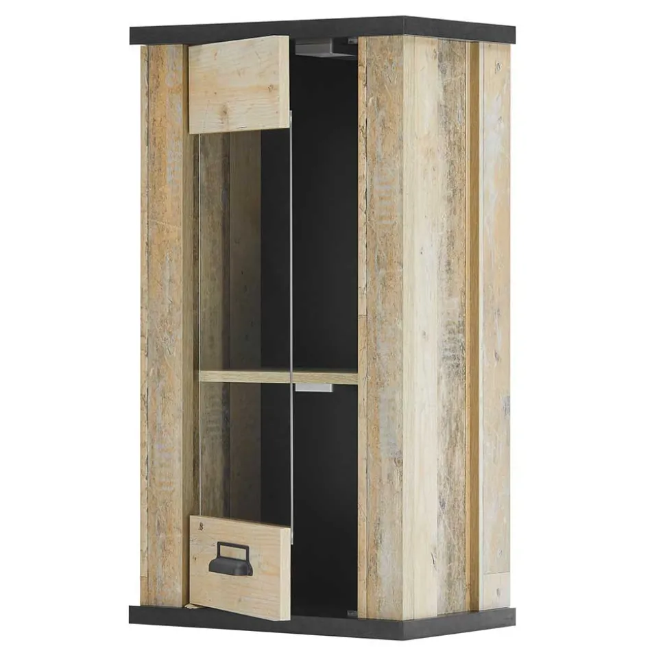 Landhaus Oberschrank mit Glas Einsatz - Garisa