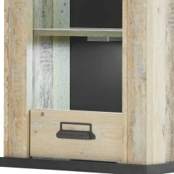 Landhaus Oberschrank mit Glas Einsatz - Garisa