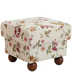 Landhaus Ohrensessel mit Blumen Stoff - Diazaja