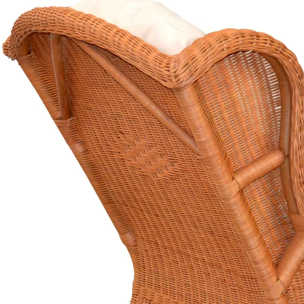 Landhaus Rattansessel in Honigfarben - Fono